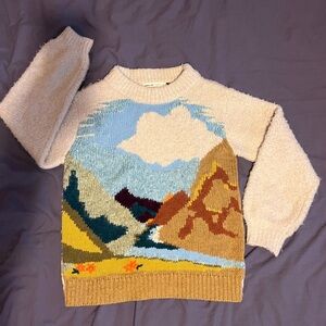Anthropologie super warm, adorable sweater